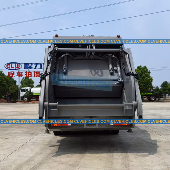 Caminhão compactador de lixo para eliminação de resíduos de compressão HOWO 6X4 23cbm